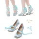 Iris Corolla Demi Ballet Stye Wedge Shoes(Reservation/4 Colours/Full Payment Without Shipping)